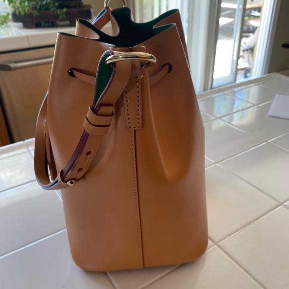 Dooney & Bourke leather bucket drawstring Serena bag from the Montecito line SET - Picture 9 of 11